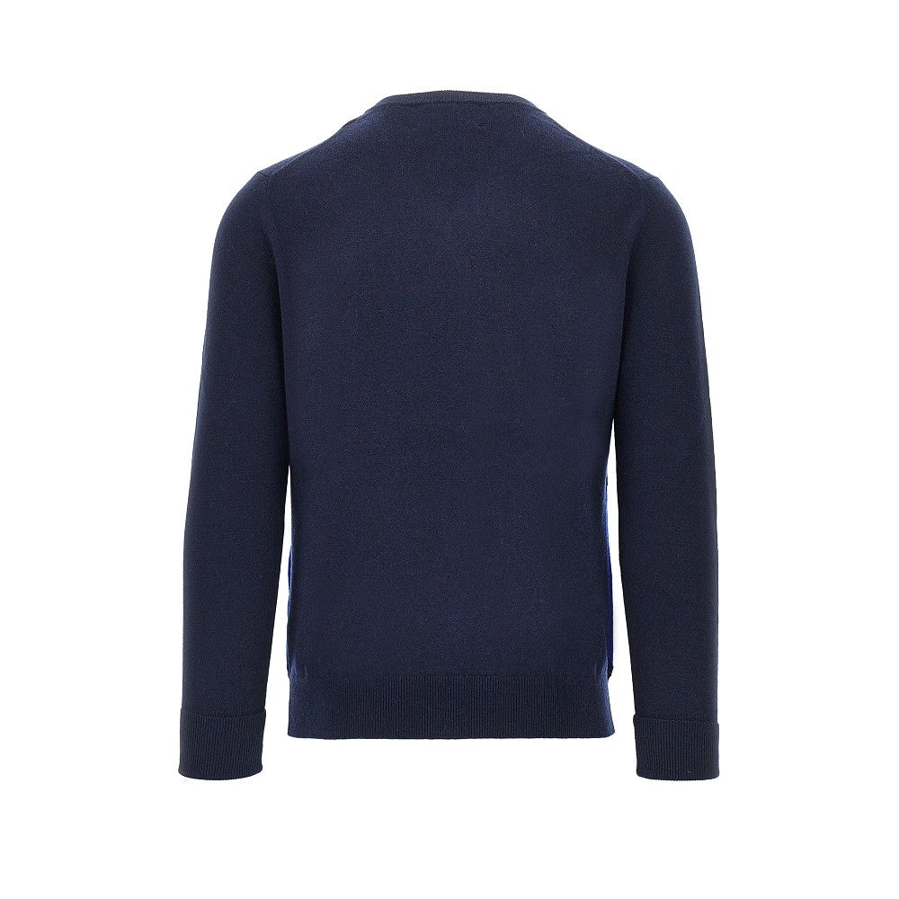 Pullover in cachemire a rombi