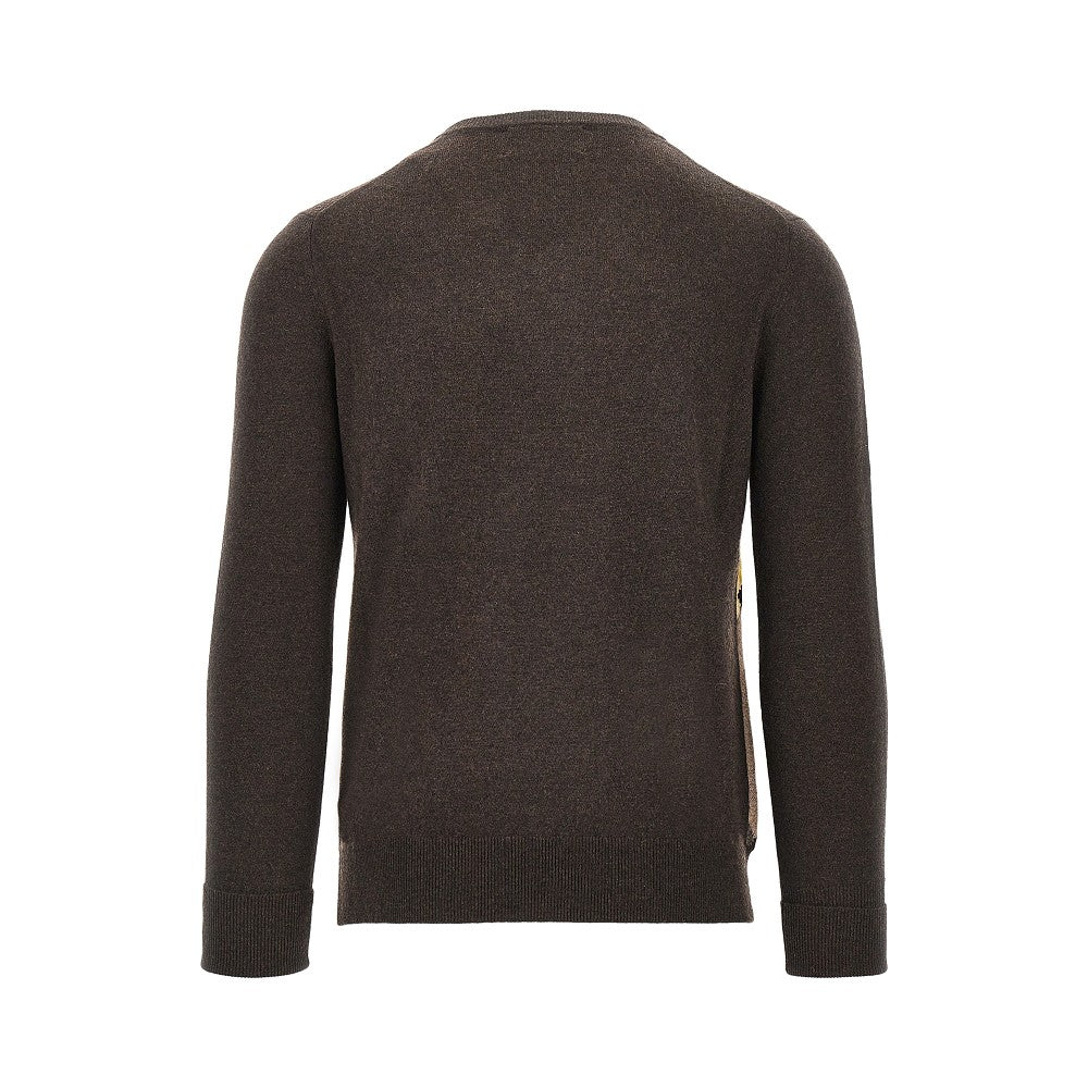 Pullover in cachemire a rombi