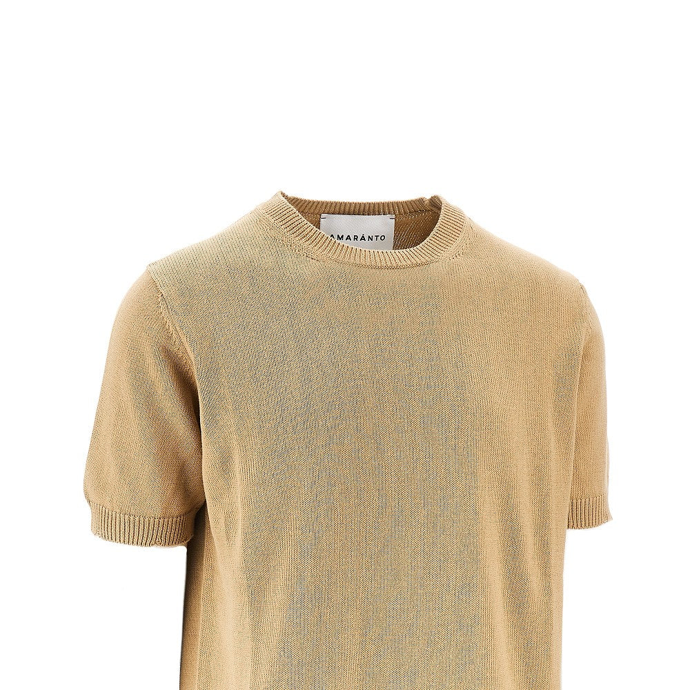 Distressed finishes knitted T-shirt