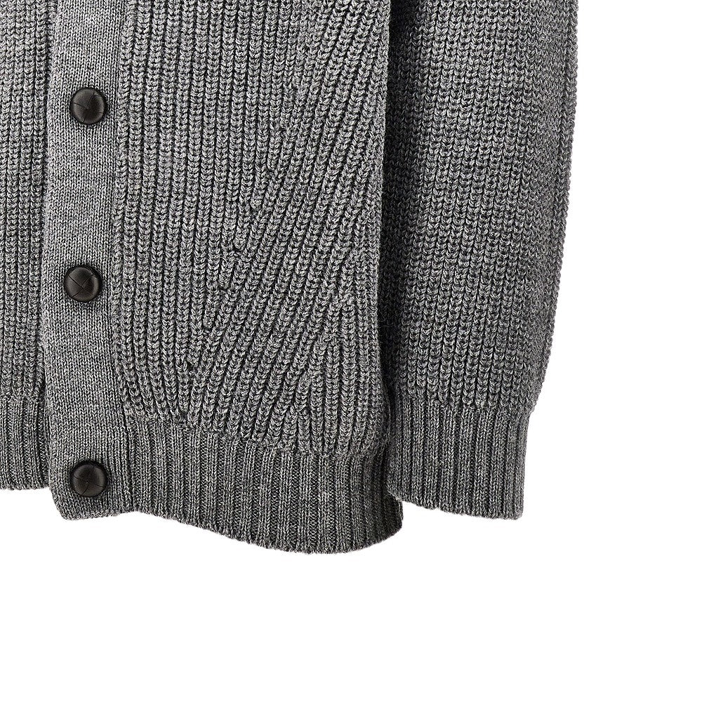 Cardigan in lana a costa inglese