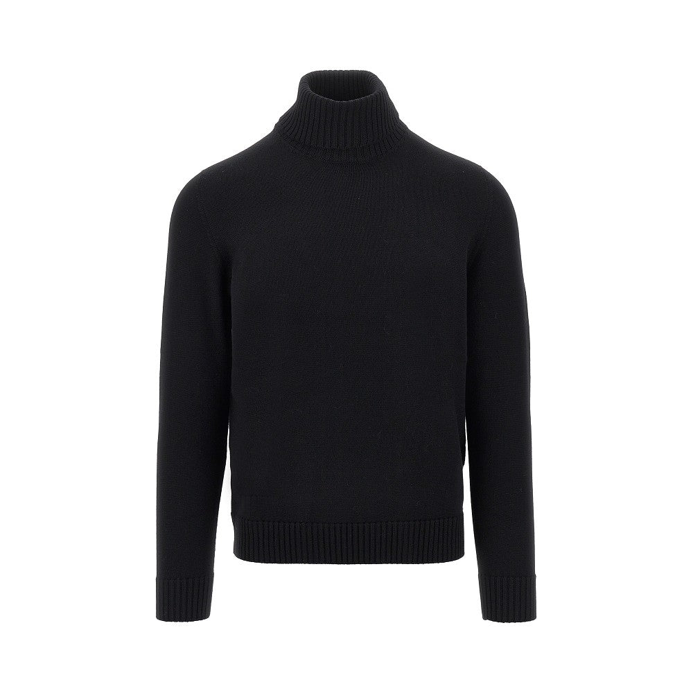 Dolcevita in maglia di lana merino
