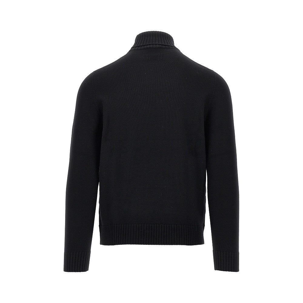 Dolcevita in maglia di lana merino