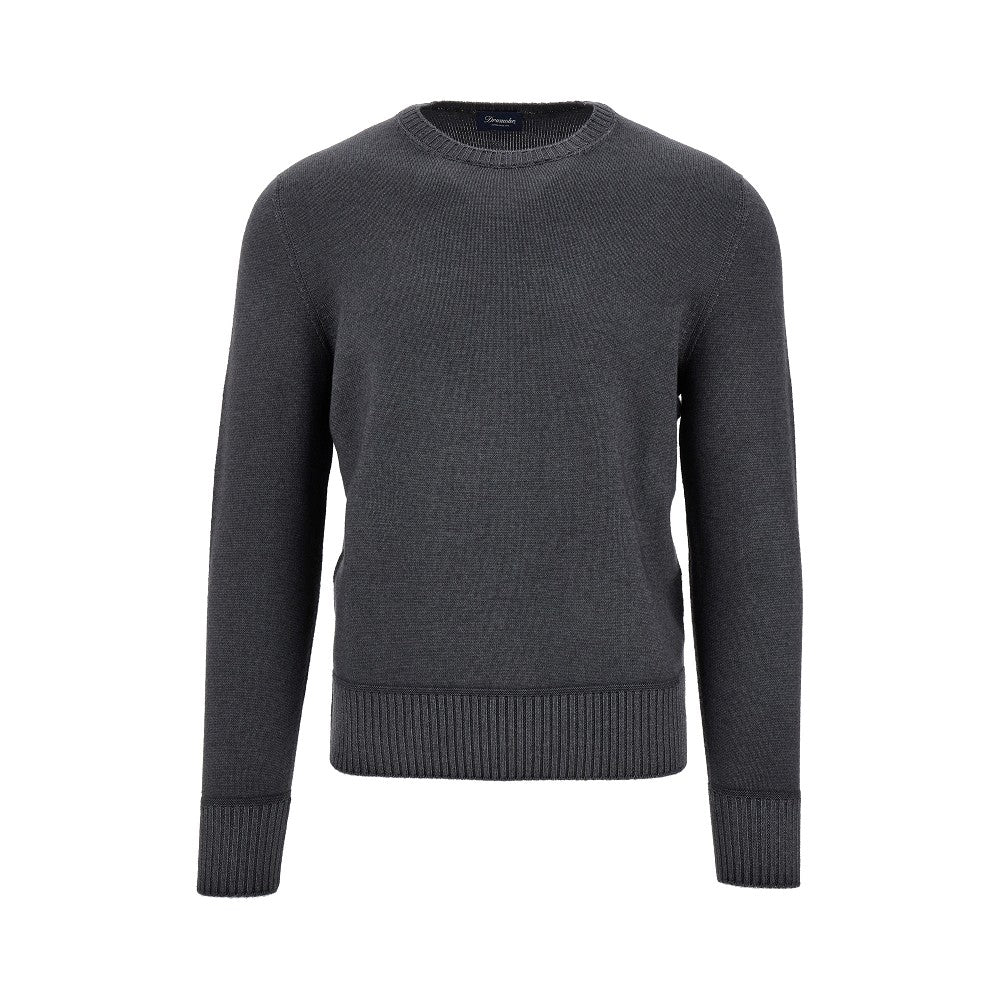 Pullover girocollo in lana Merino Extrafine