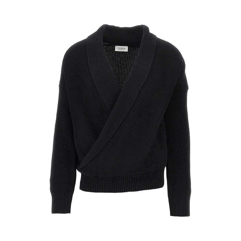 Cotton knitted cardigan