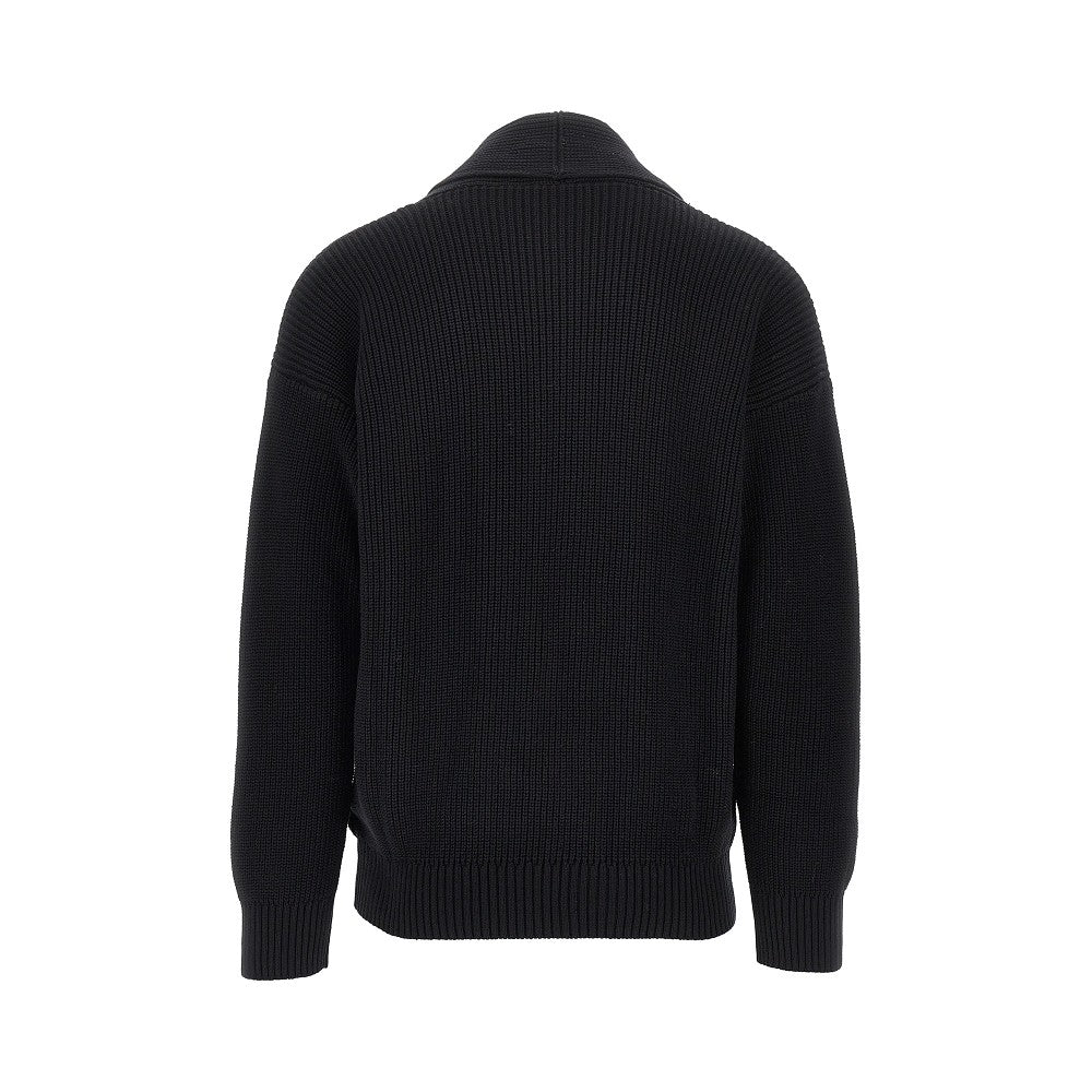 Cotton knitted cardigan