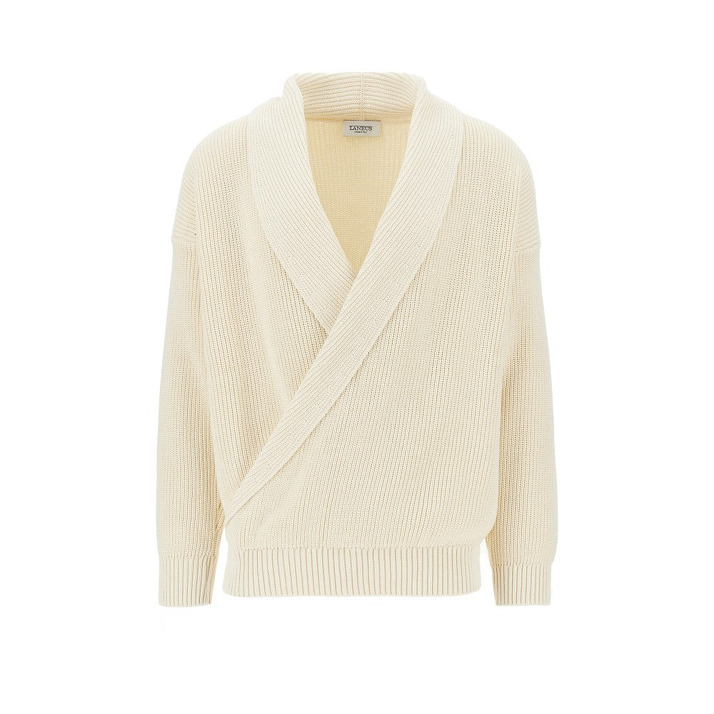 Cotton knitted cardigan