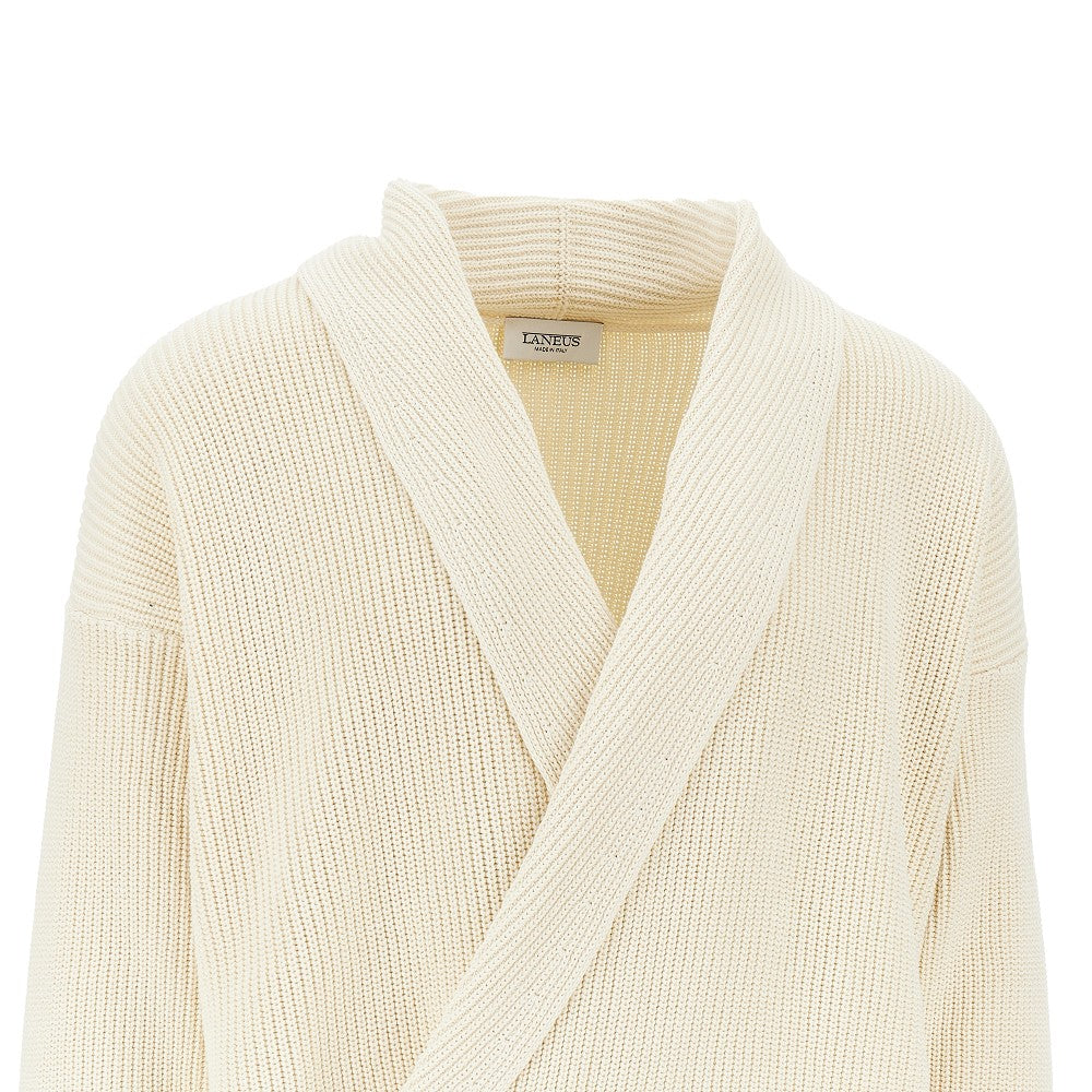 Cotton knitted cardigan
