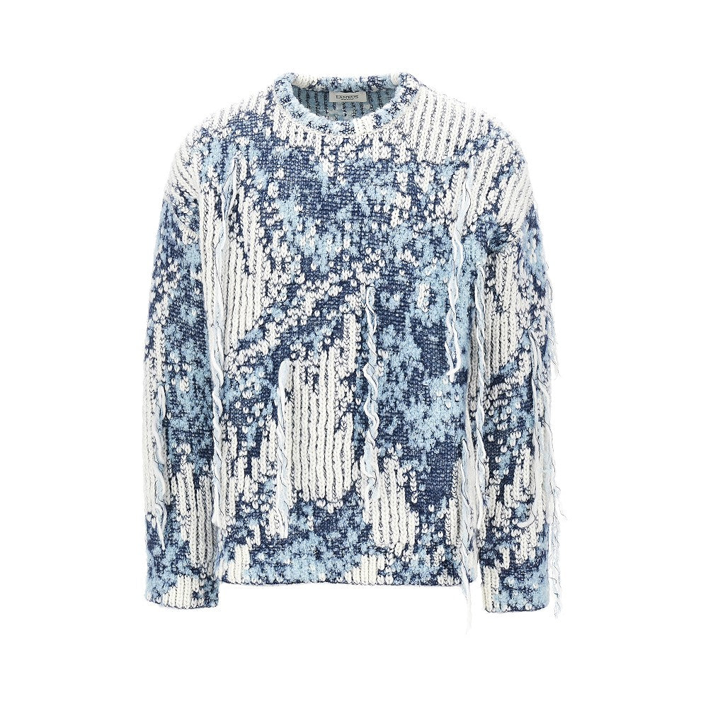 Wool-blend crewneck sweater