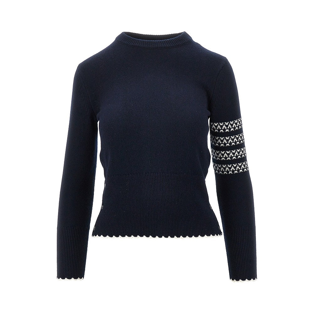 Hector intarsia wool sweater