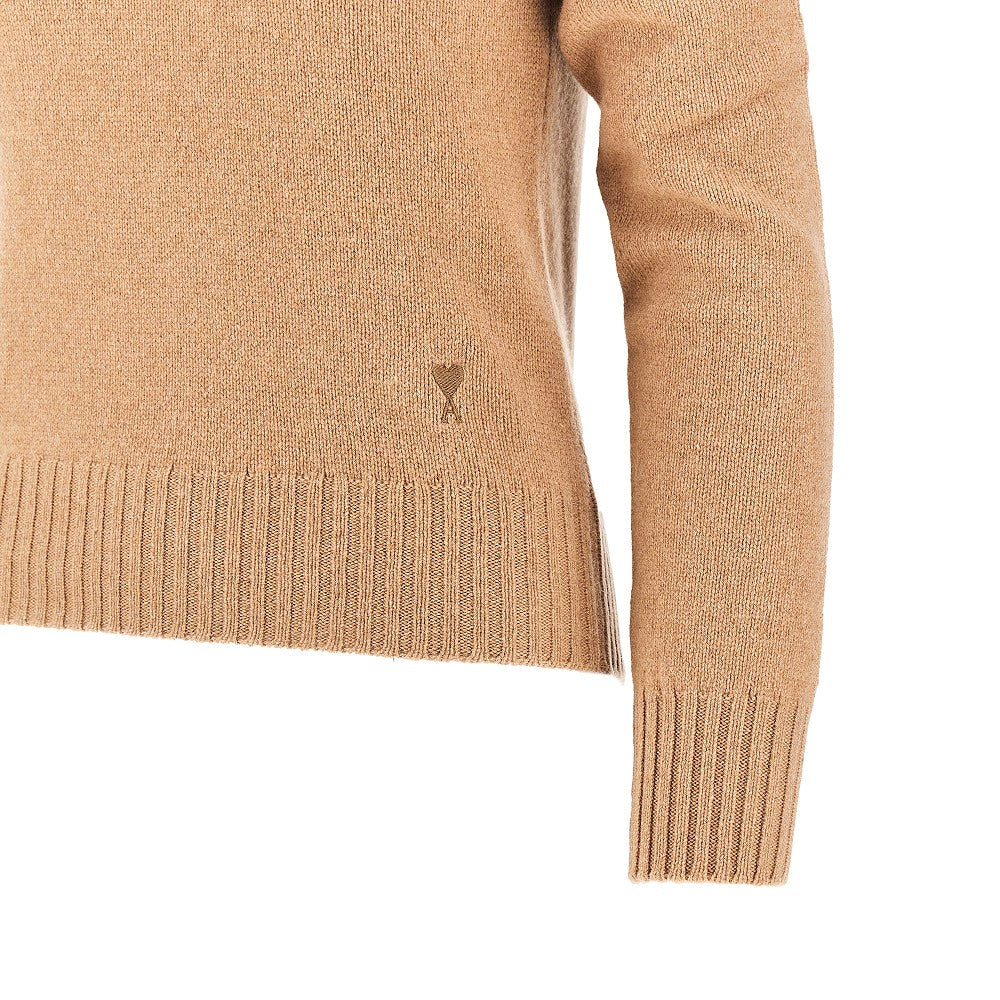 Pullover a collo alto in cachemire
