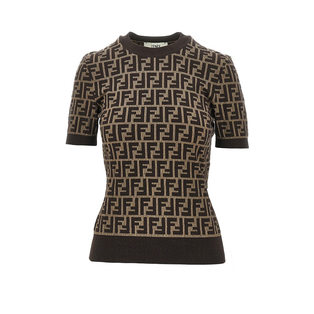 T-shirt in maglia FF