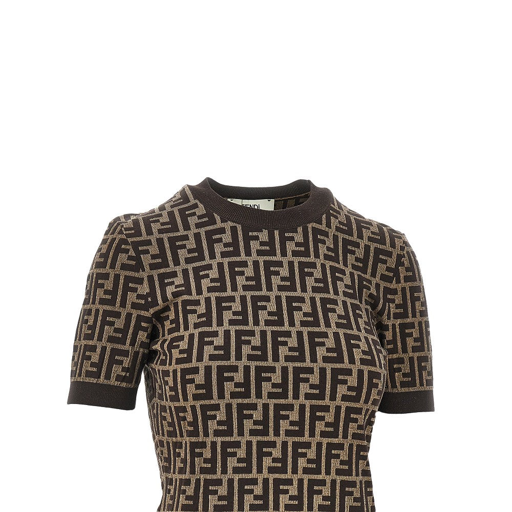 T-shirt in maglia FF