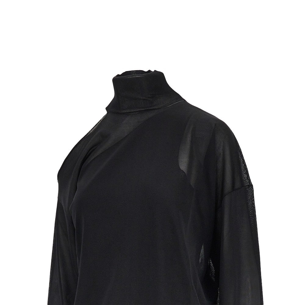 Top in organza di seta