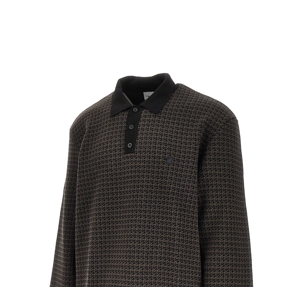 'Lowis' knitted polo shirt