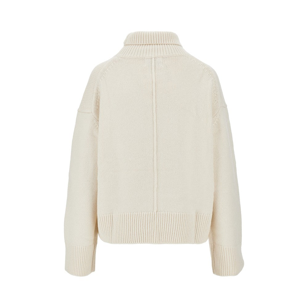 Pullover a collo alto in cachemire 'Jonah'