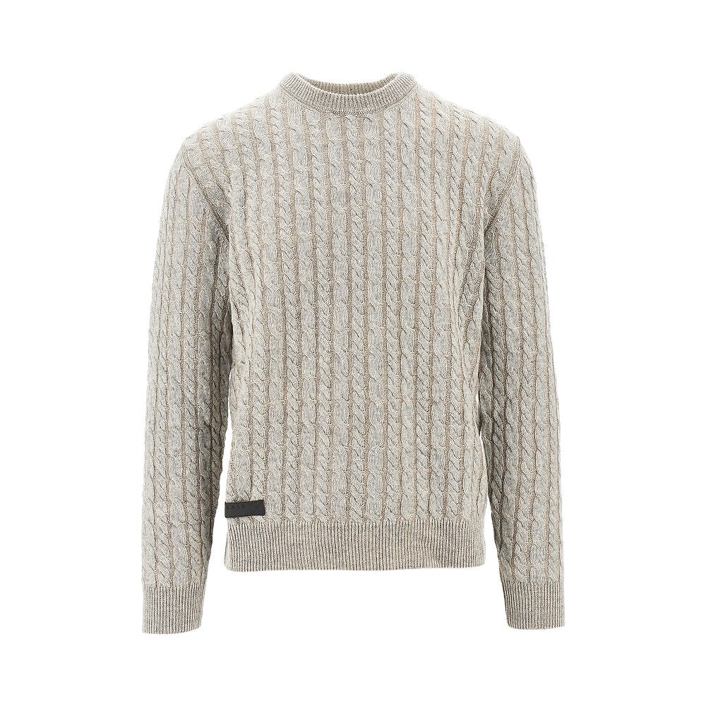 Vanisé cable knit crewneck sweater