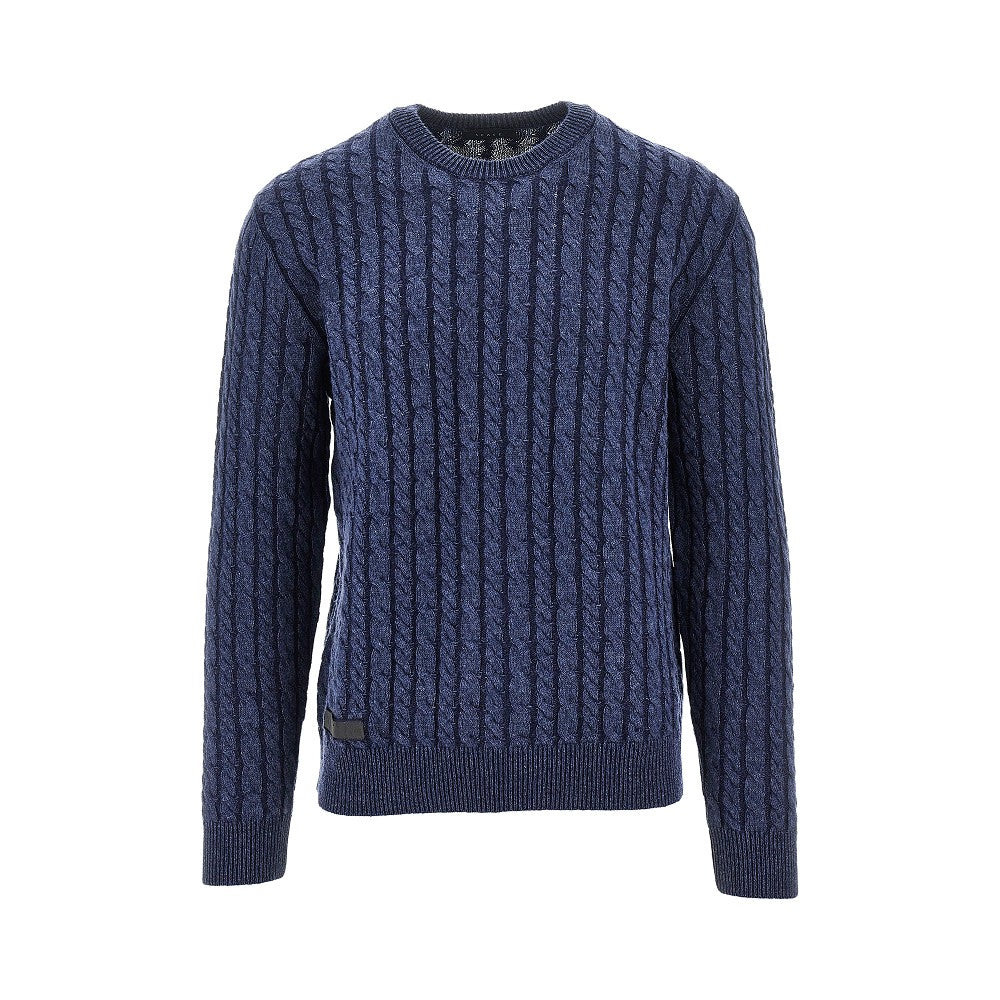 Vanisé cable knit crewneck sweater
