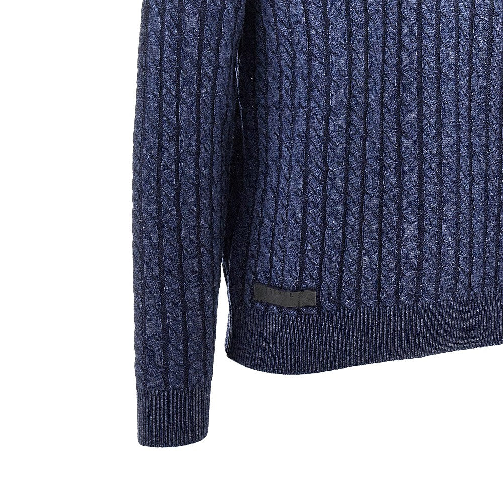Vanisé cable knit crewneck sweater