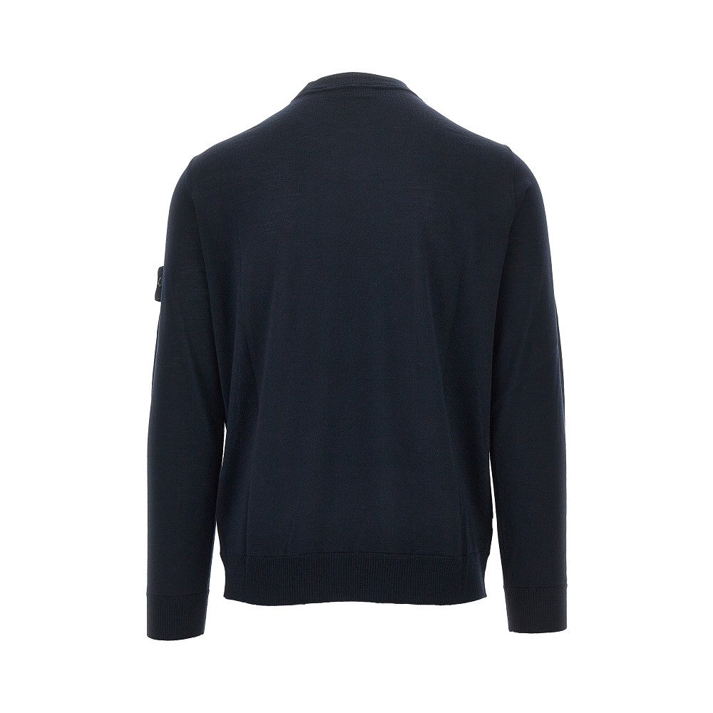 Pullover girocollo in lana RWS