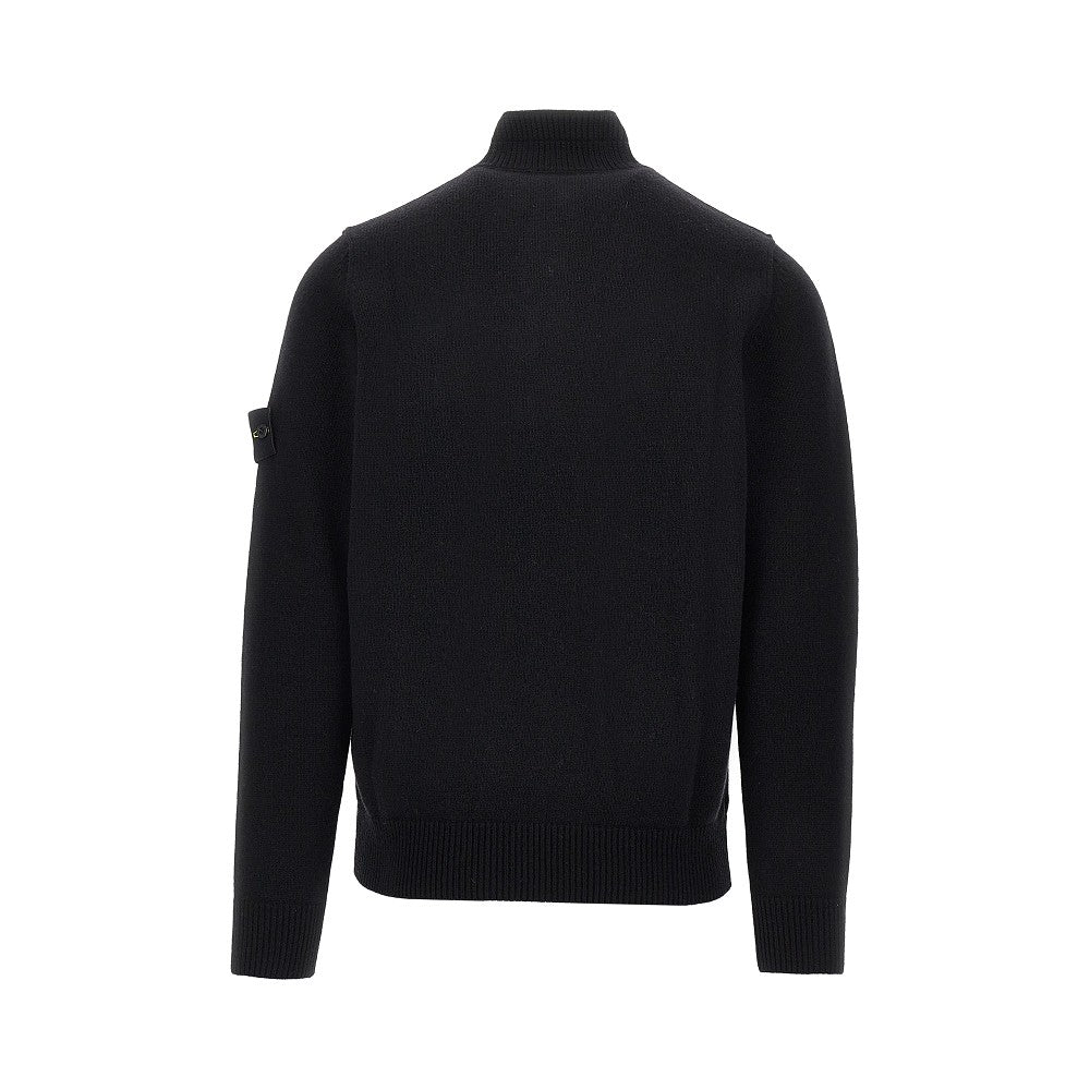 Pullover in maglia con Badge Logo