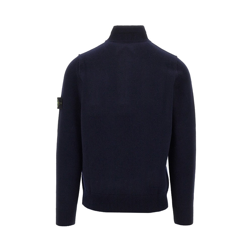 Pullover in maglia con Badge Logo