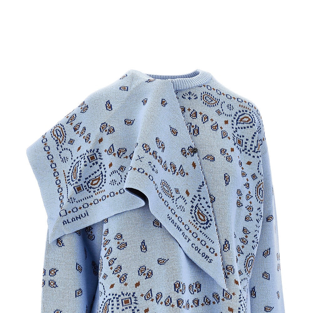 Pullover con motivo jacquard Bandana