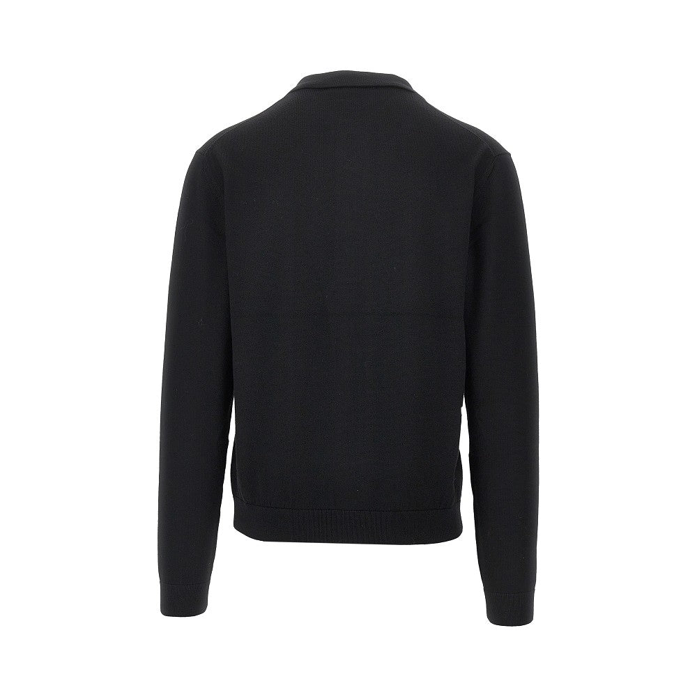 'Curtis' wool polo shirt