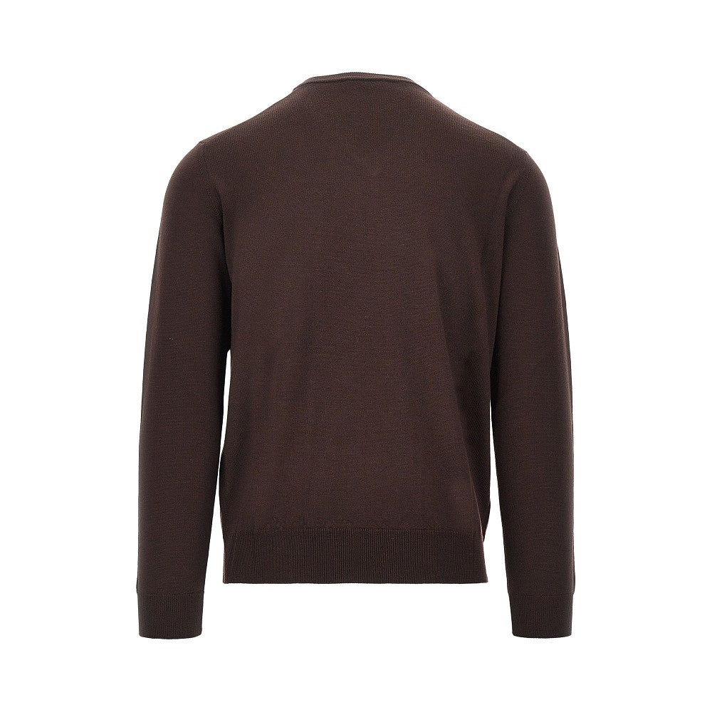 Pullover in maglia di lana merino extrafine