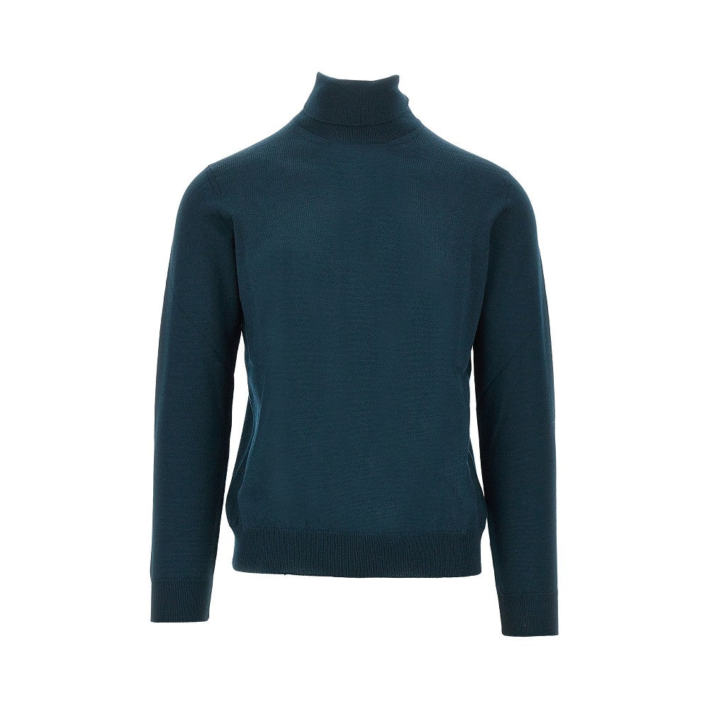 Dolcevita in maglia di lana merino