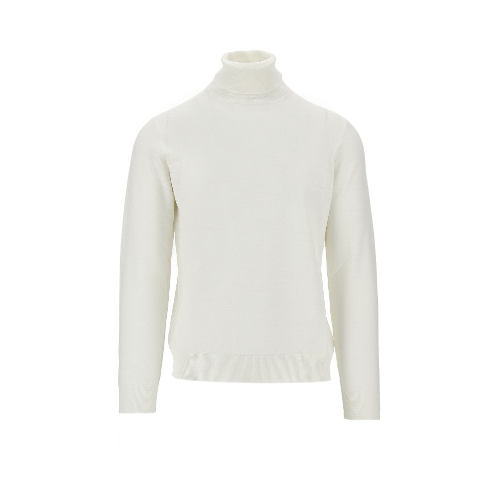 Dolcevita in maglia di lana merino