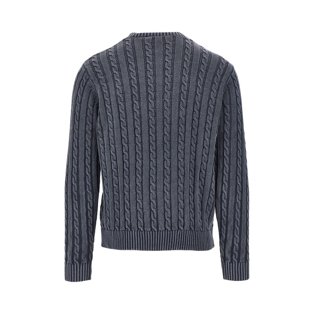 Cotton cable knit sweater
