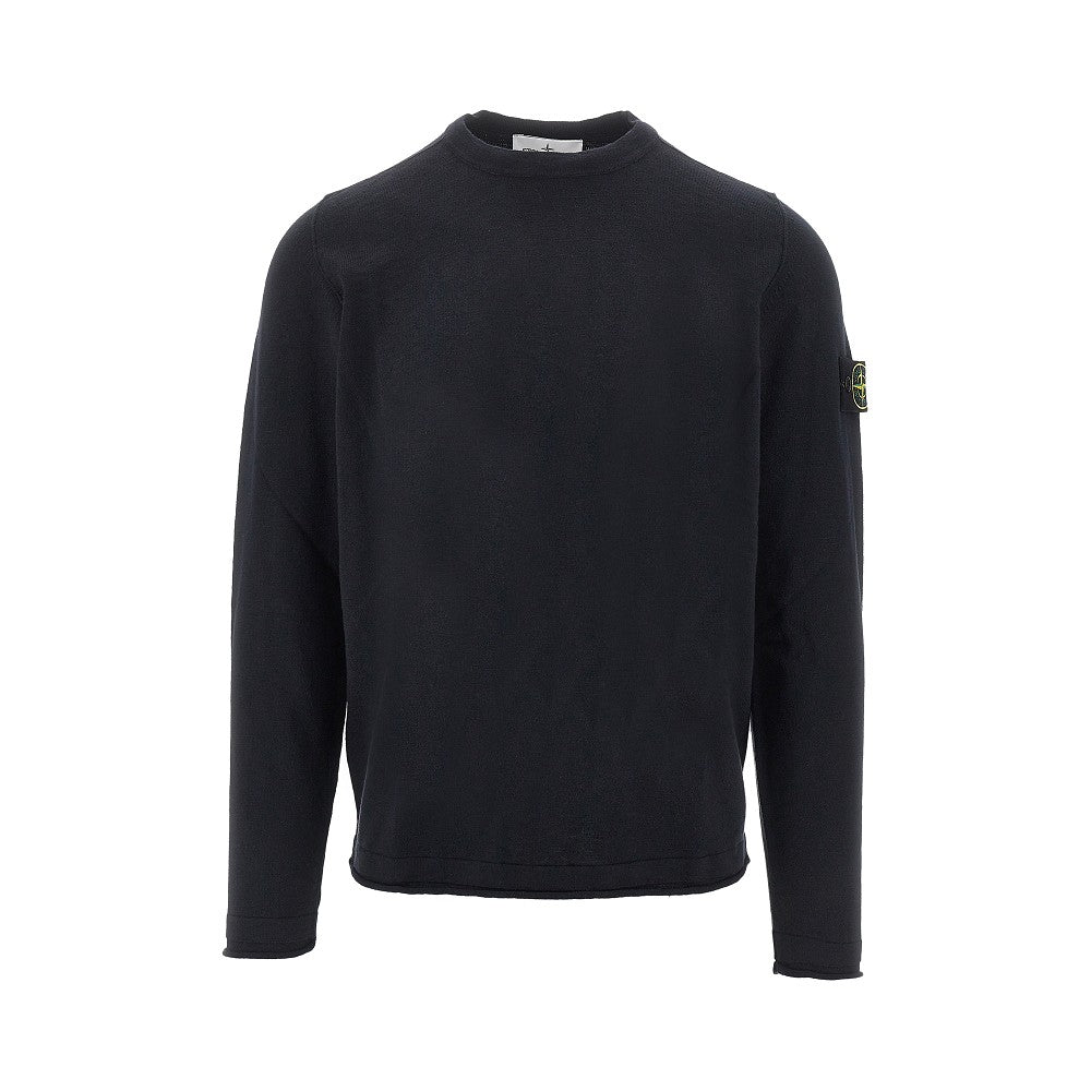 Cotton-blend crewneck sweater