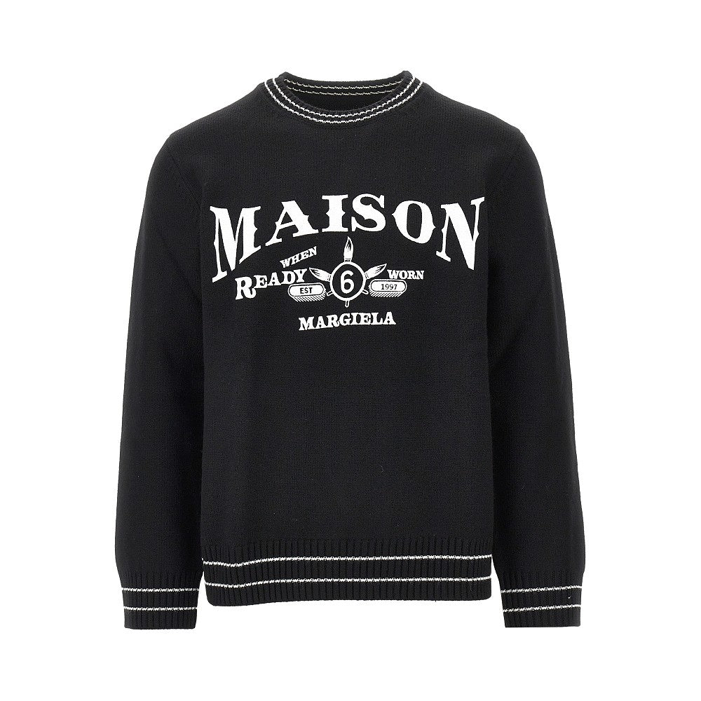 Pullover con ricamo 'Ready When Worn'