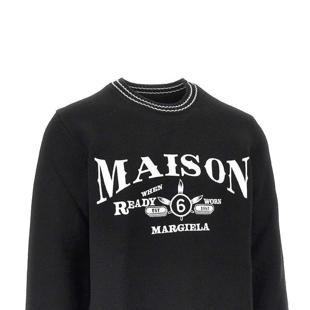Pullover con ricamo 'Ready When Worn'
