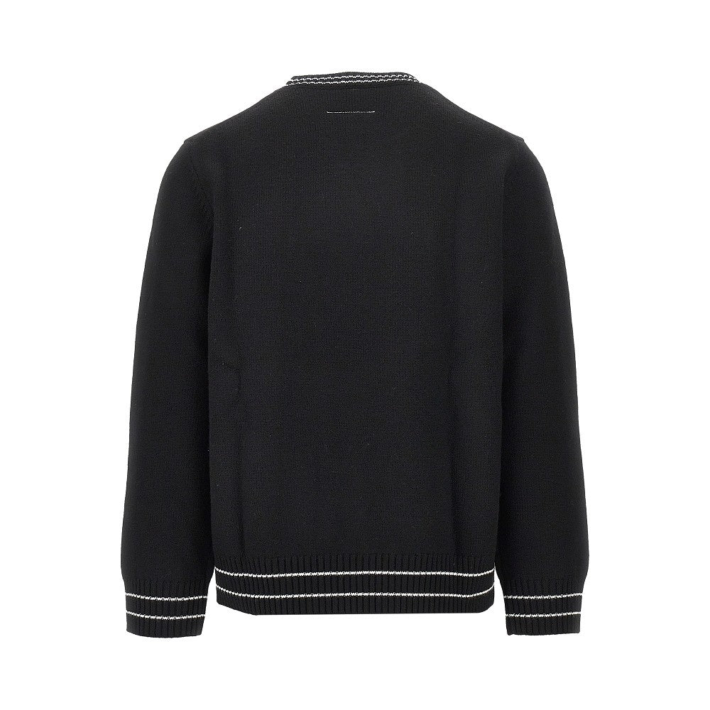 Pullover con ricamo 'Ready When Worn'