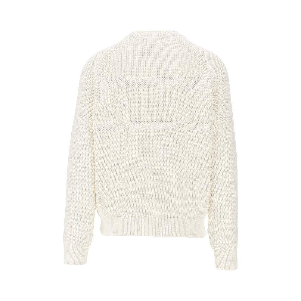 Pullover T-logo in maglia di cotone
