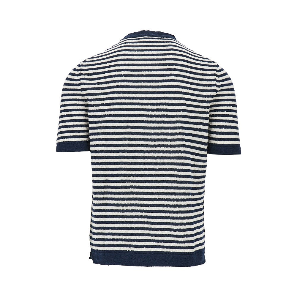 Striped knitted T-shirt