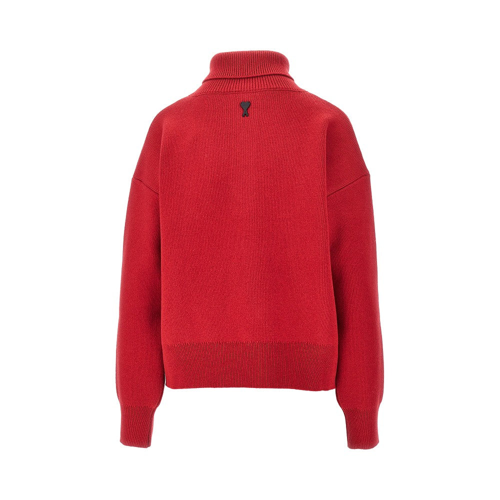 Pullover in lana con bottoni