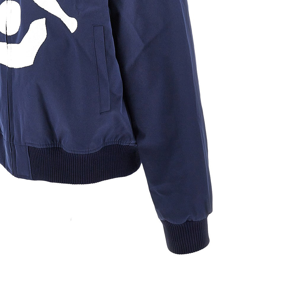 Eye Bomber Jacket con logo ricamato