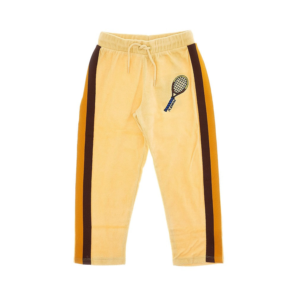Terry sweatpants with Tennis embroidery