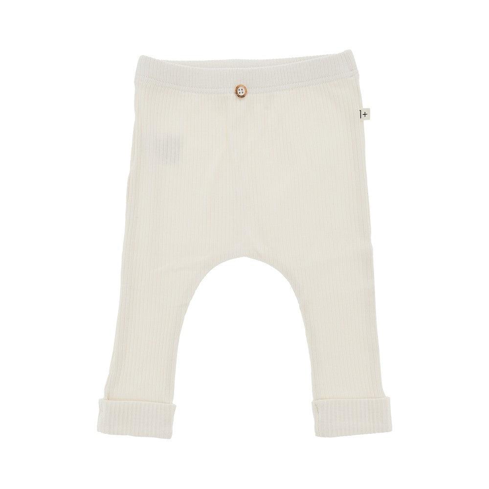 Micro ribbed jersey pants