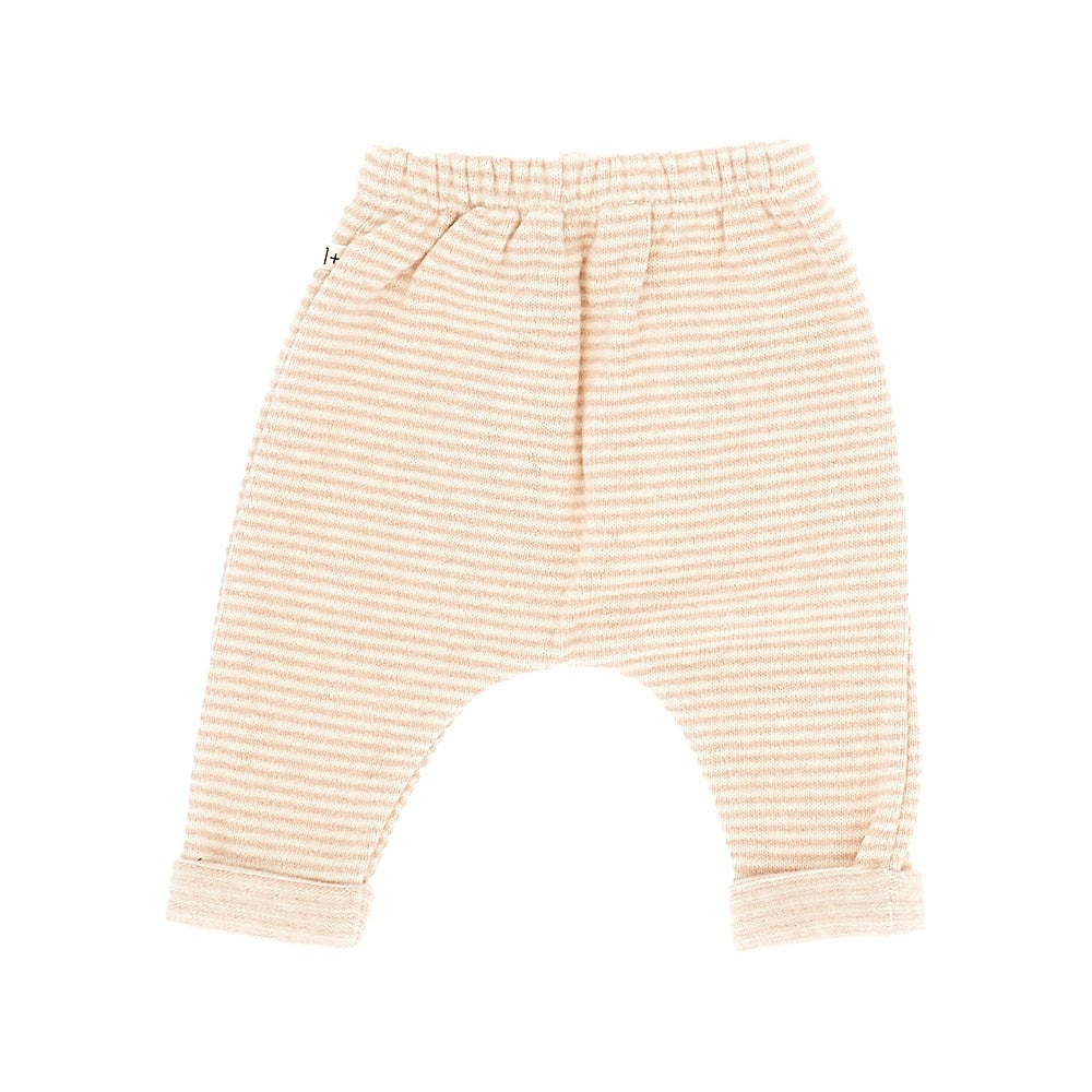 Pantalone in misto cotone a righe