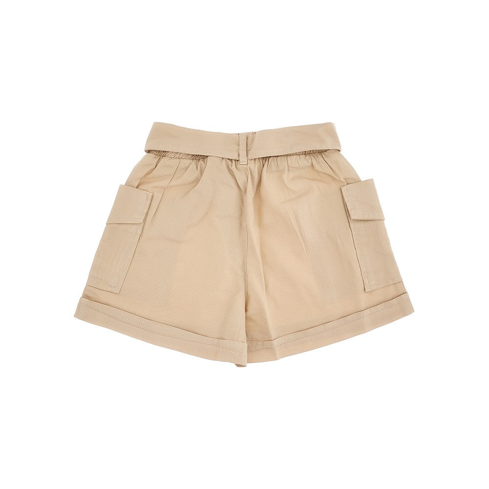 Cotton shorts with cargo pockets