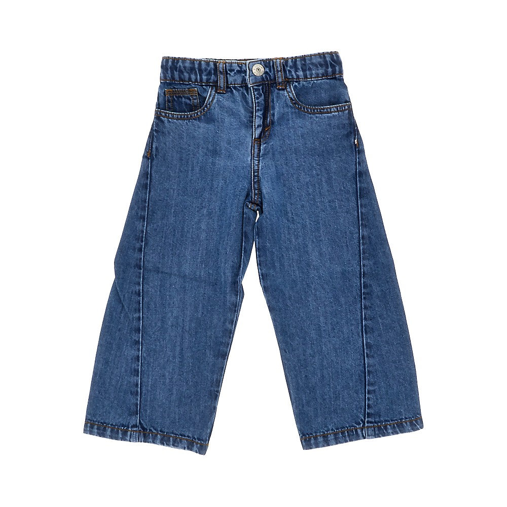 Jeans wide-leg in denim