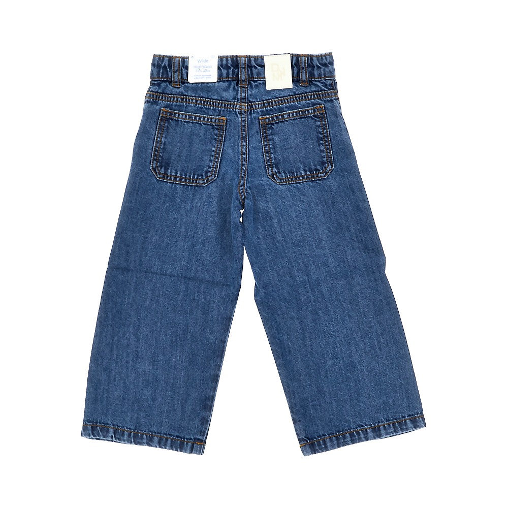 Jeans wide-leg in denim