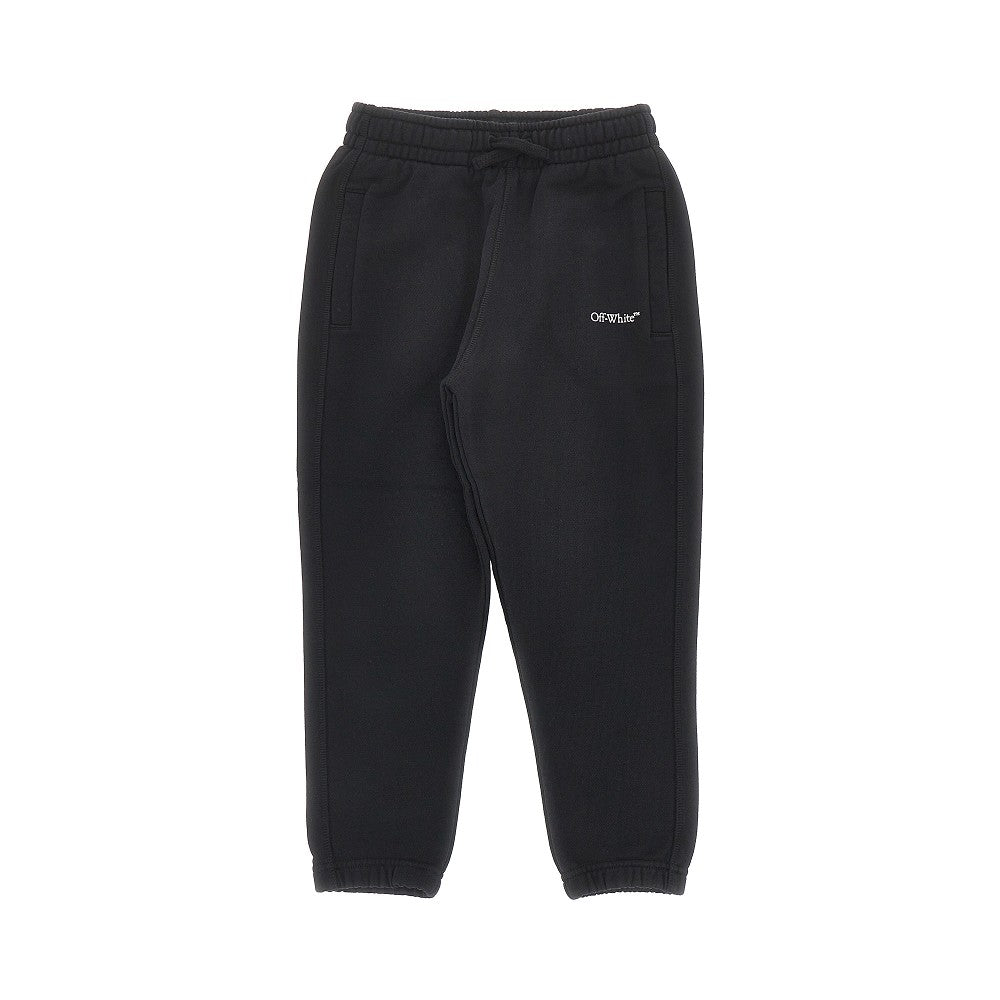 Diag print sweatpants