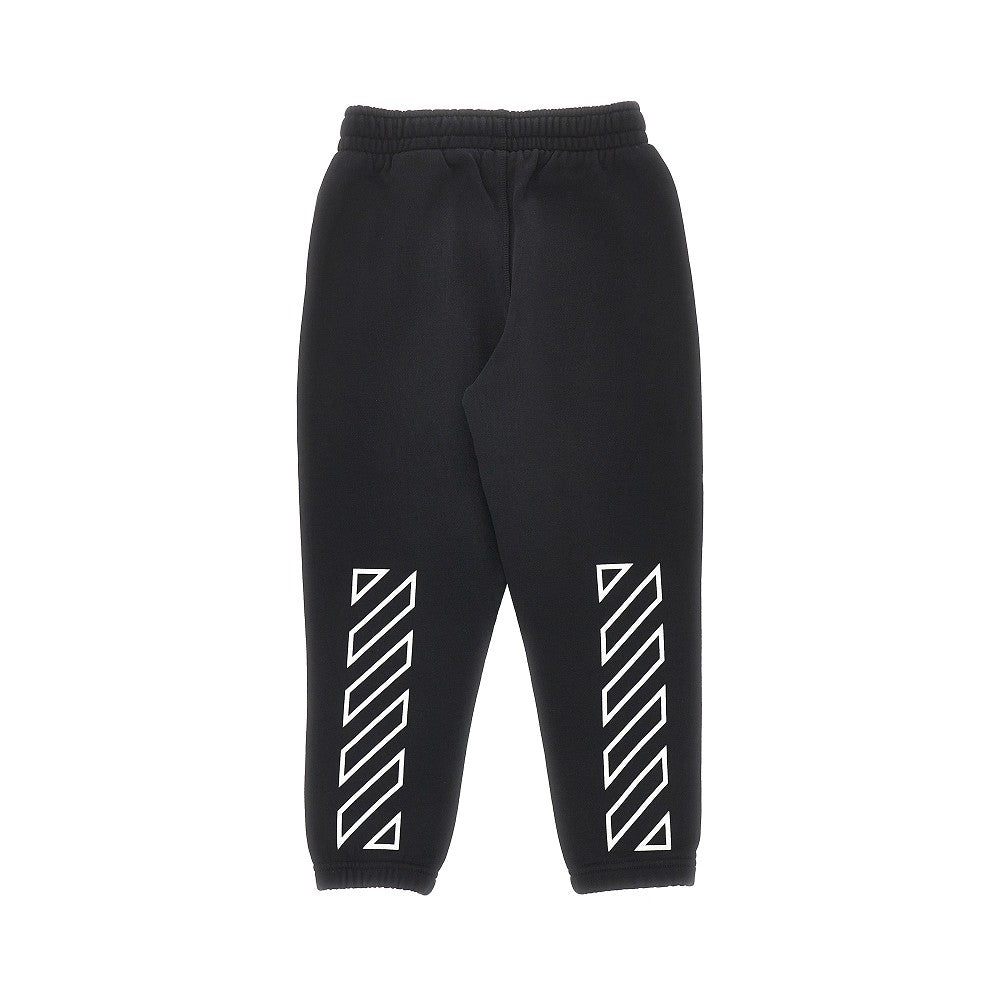 Diag print sweatpants