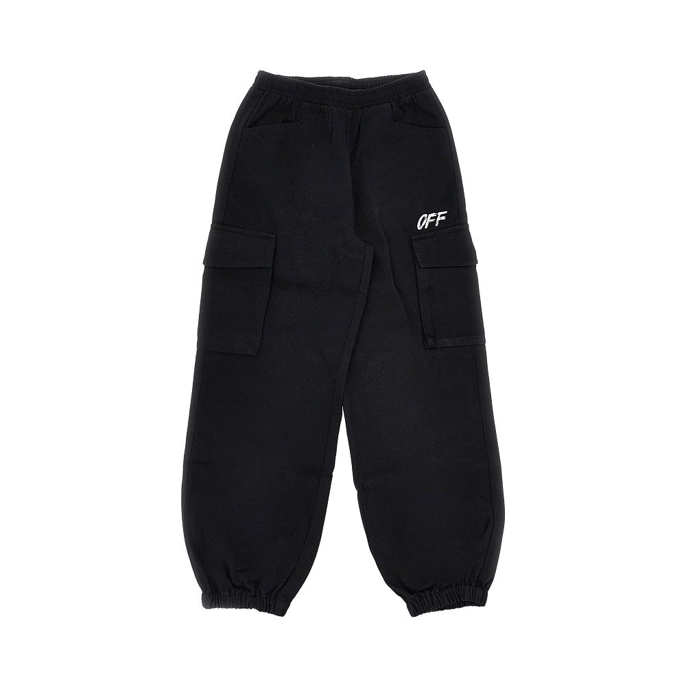 Pantalone cargo in cotone 'Shared Logo' - KIDS