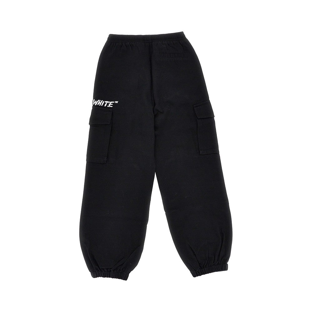 Pantalone cargo in cotone 'Shared Logo' - KIDS