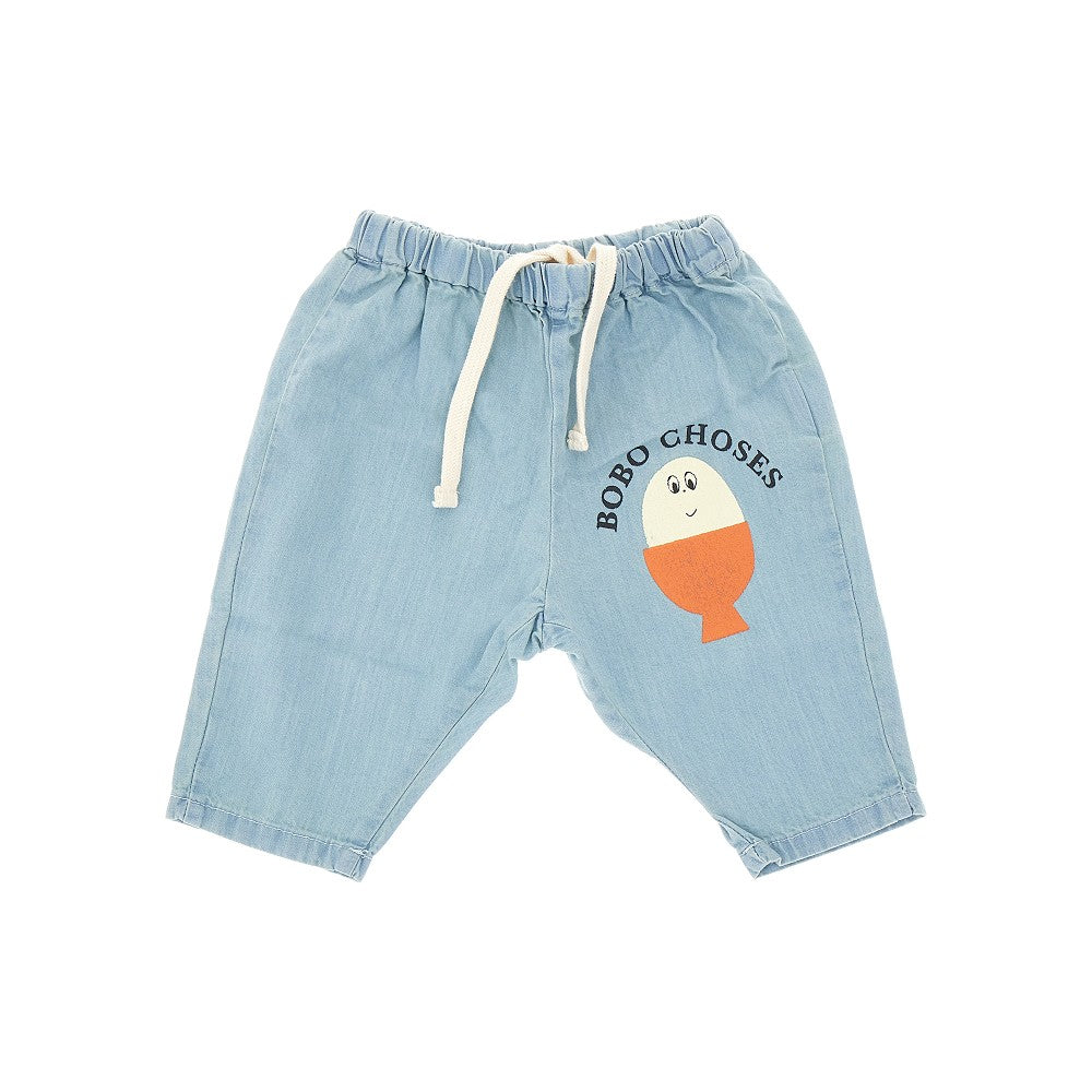 &#39;Morning Egg&#39; light denim pants